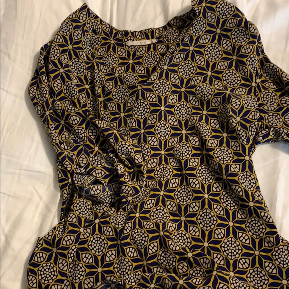 3/4 sleeve flower top